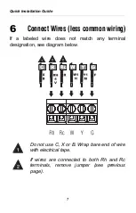 Preview for 8 page of Honeywell RTH2310 Instalation Gude