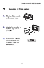 Preview for 23 page of Honeywell RTH2310 Instalation Gude