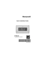 Honeywell RTH2310 Quick Installation Manual preview