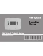 Preview for 1 page of Honeywell RTH2410 Series Operating Instructions Manual