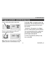 Preview for 15 page of Honeywell RTH2410 Series Operating Instructions Manual