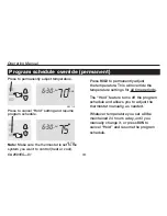 Preview for 16 page of Honeywell RTH2410 Series Operating Instructions Manual