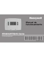 Preview for 25 page of Honeywell RTH2410 Series Operating Instructions Manual