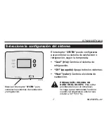 Preview for 33 page of Honeywell RTH2410 Series Operating Instructions Manual