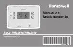 Preview for 27 page of Honeywell RTH2410 Series Operating Manual