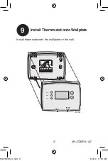 Предварительный просмотр 11 страницы Honeywell RTH2410 Series Quick Installation Manual