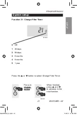 Предварительный просмотр 23 страницы Honeywell RTH2410 Series Quick Installation Manual