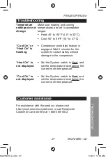 Предварительный просмотр 29 страницы Honeywell RTH2410 Series Quick Installation Manual