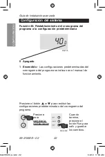 Предварительный просмотр 54 страницы Honeywell RTH2410 Series Quick Installation Manual