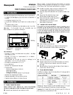 Предварительный просмотр 5 страницы Honeywell RTH2520 Installation And User Manual