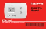 Honeywell RTH3100C Operating Manual preview