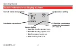 Preview for 6 page of Honeywell RTH3100C Operating Manual