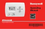 Honeywell RTH4300B Operating Manual preview