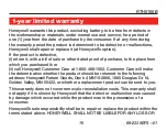 Preview for 17 page of Honeywell RTH5100B Operating Manual