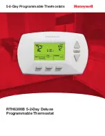 Preview for 1 page of Honeywell RTH6300B Specifications