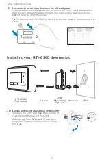 Preview for 4 page of Honeywell RTH6360 Series Quick Installation Manual