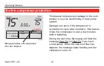 Предварительный просмотр 18 страницы Honeywell RTH6400 Series Operating Manual