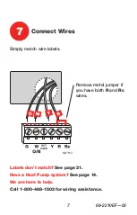 Preview for 9 page of Honeywell RTH6400 Series Quick Installation Manual