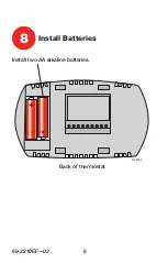 Preview for 10 page of Honeywell RTH6400 Series Quick Installation Manual