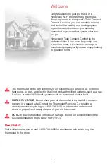 Preview for 2 page of Honeywell RTH6500 User Manual