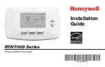 Honeywell RTH7000 Installation Manual preview