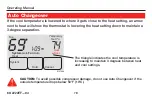 Preview for 18 page of Honeywell RTH7000 Operating Manual