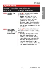 Preview for 19 page of Honeywell RTH7600 Series Installation Instructions Manual