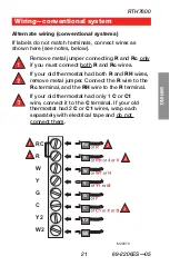 Preview for 23 page of Honeywell RTH7600 Series Installation Instructions Manual