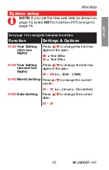 Preview for 17 page of Honeywell RTH7600 Series Quick Installation Manual