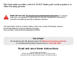 Preview for 2 page of Honeywell RTH8500 Series Installation Manual