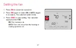 Preview for 39 page of Honeywell RTH8500 Series User Manual