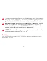 Preview for 4 page of Honeywell RTH9580 Wi-Fi User Manual