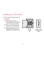 Preview for 23 page of Honeywell RTH9580 Wi-Fi User Manual