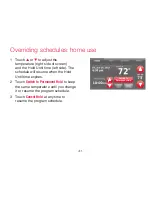 Preview for 43 page of Honeywell RTH9580 Wi-Fi User Manual