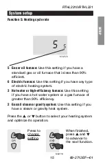 Preview for 17 page of Honeywell RTHL221 series Quick Installation Manual