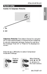 Preview for 19 page of Honeywell RTHL221 series Quick Installation Manual