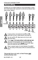 Preview for 22 page of Honeywell RTHL221 series Quick Installation Manual