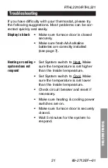 Preview for 23 page of Honeywell RTHL221 series Quick Installation Manual