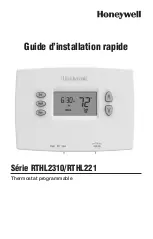 Preview for 27 page of Honeywell RTHL221 series Quick Installation Manual