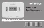 Preview for 25 page of Honeywell RTHL2410 series Operating Manual