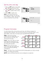 Preview for 12 page of Honeywell RTHL2410 series Owner'S Manual