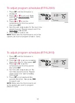 Preview for 13 page of Honeywell RTHL2410 series Owner'S Manual