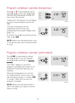 Preview for 14 page of Honeywell RTHL2410 series Owner'S Manual