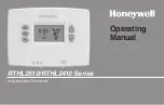 Preview for 18 page of Honeywell RTHL2410 series Owner'S Manual