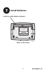 Preview for 9 page of Honeywell RTHL2410 series Quick Installation Manual