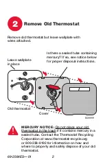 Предварительный просмотр 4 страницы Honeywell RTHL3550 Quick Installation Manual