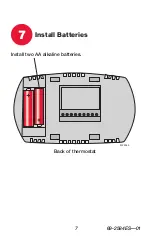 Предварительный просмотр 9 страницы Honeywell RTHL3550 Quick Installation Manual