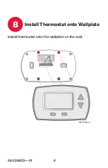 Preview for 10 page of Honeywell RTHL3550 Quick Installation Manual