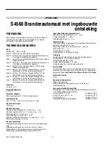 Preview for 14 page of Honeywell S4560 Instruction Sheet