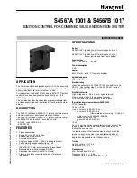 Honeywell S4567A 1001 Instruction Sheet preview